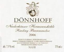 2019 Donnhoff Niederhauser Hermannshohle Riesling Beerenauslese